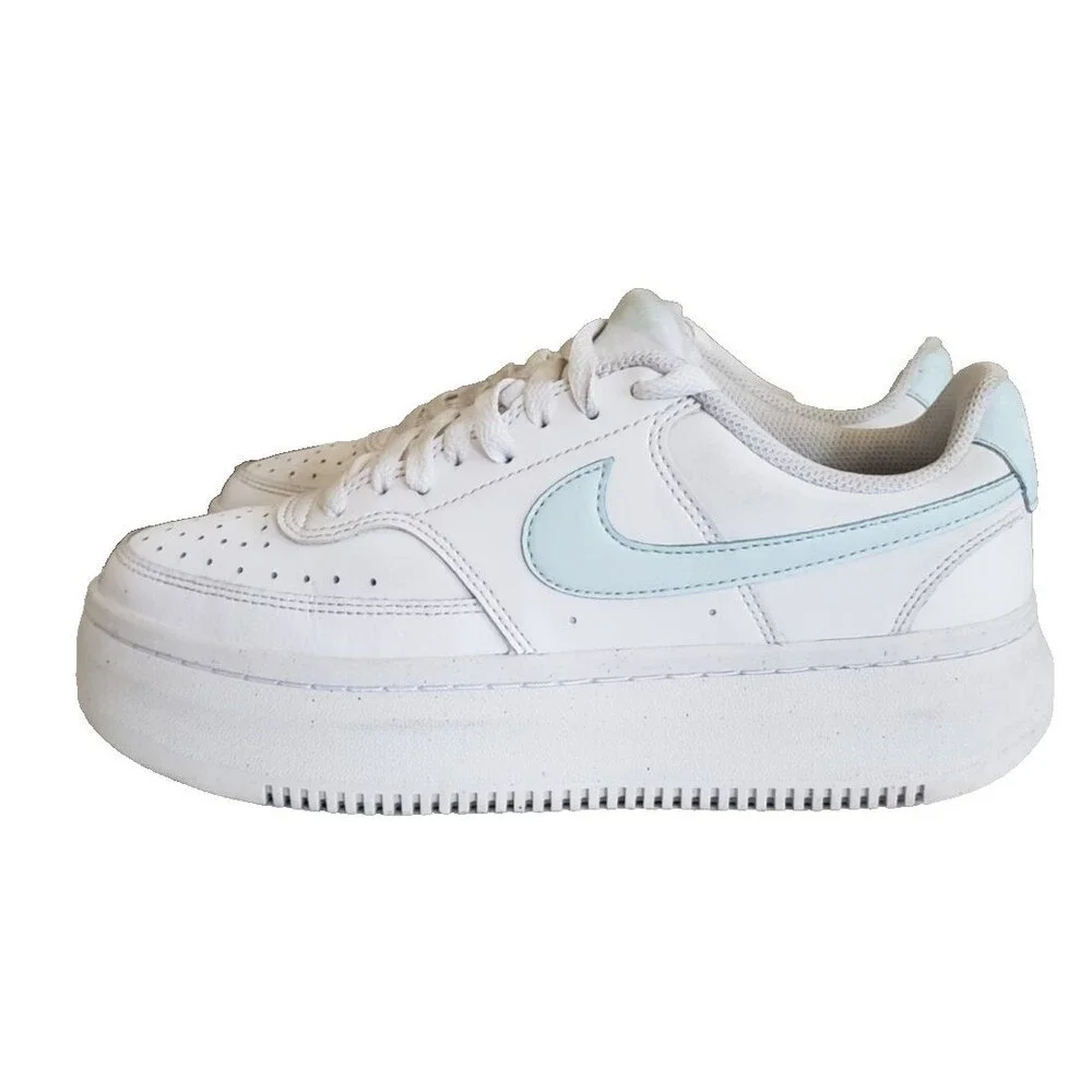 Nike Shoes Women's Size 9.5 White Platform Sneakers DZ5394-101 Casual Logo